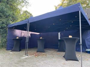 Tent 3,5 x 4 m koppelbaar Incl 1 wand